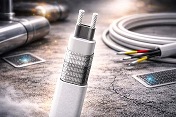 Круглый саморегулирующийся кабель ELSR-R для защиты дверей и уплотнителей камер в Казахстане